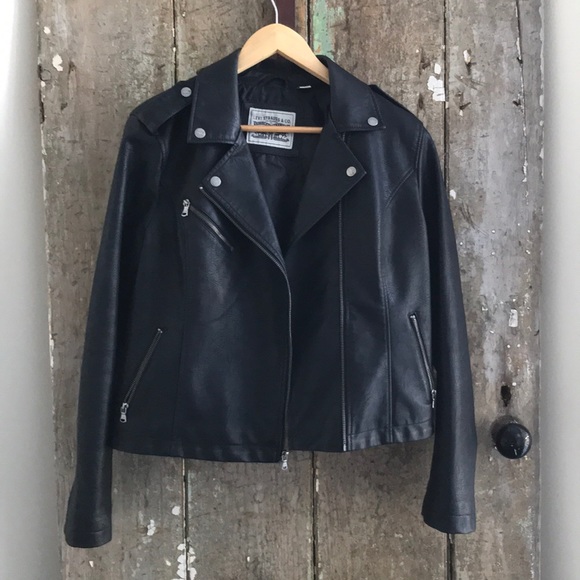 levi's faux leather moto jacket